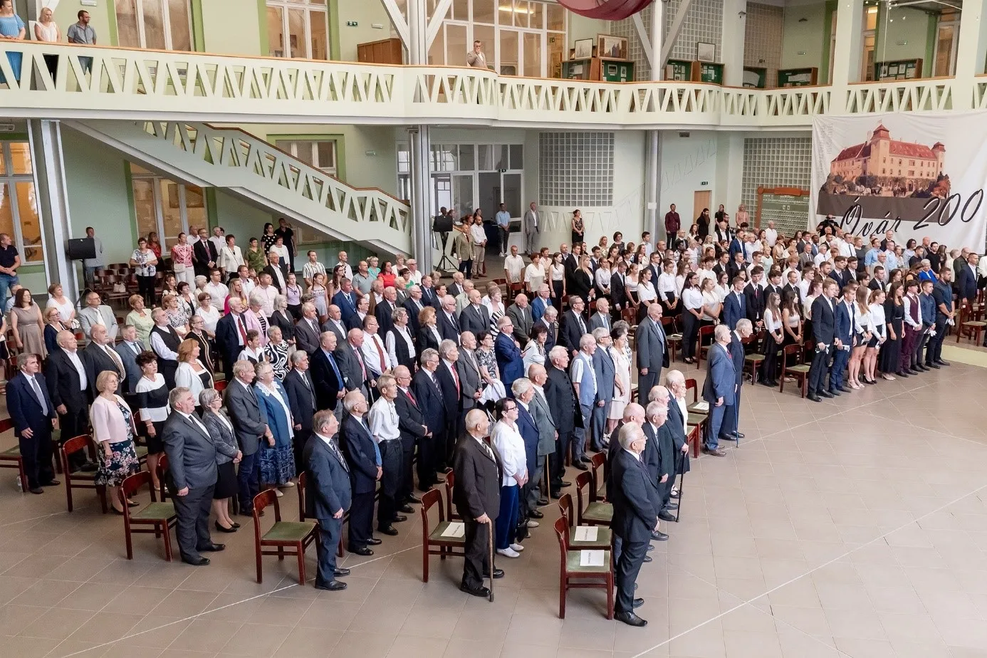 The former students received their honorary diplomas at the opening ceremony of the Albert Kázmér Mosonmagyaróvár Faculty of Széchenyi István University. (Photo: András Adorján)